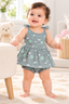 Baby Girl Floral Print Frock Set