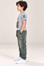 T-Shirt & Denim Jogger Set