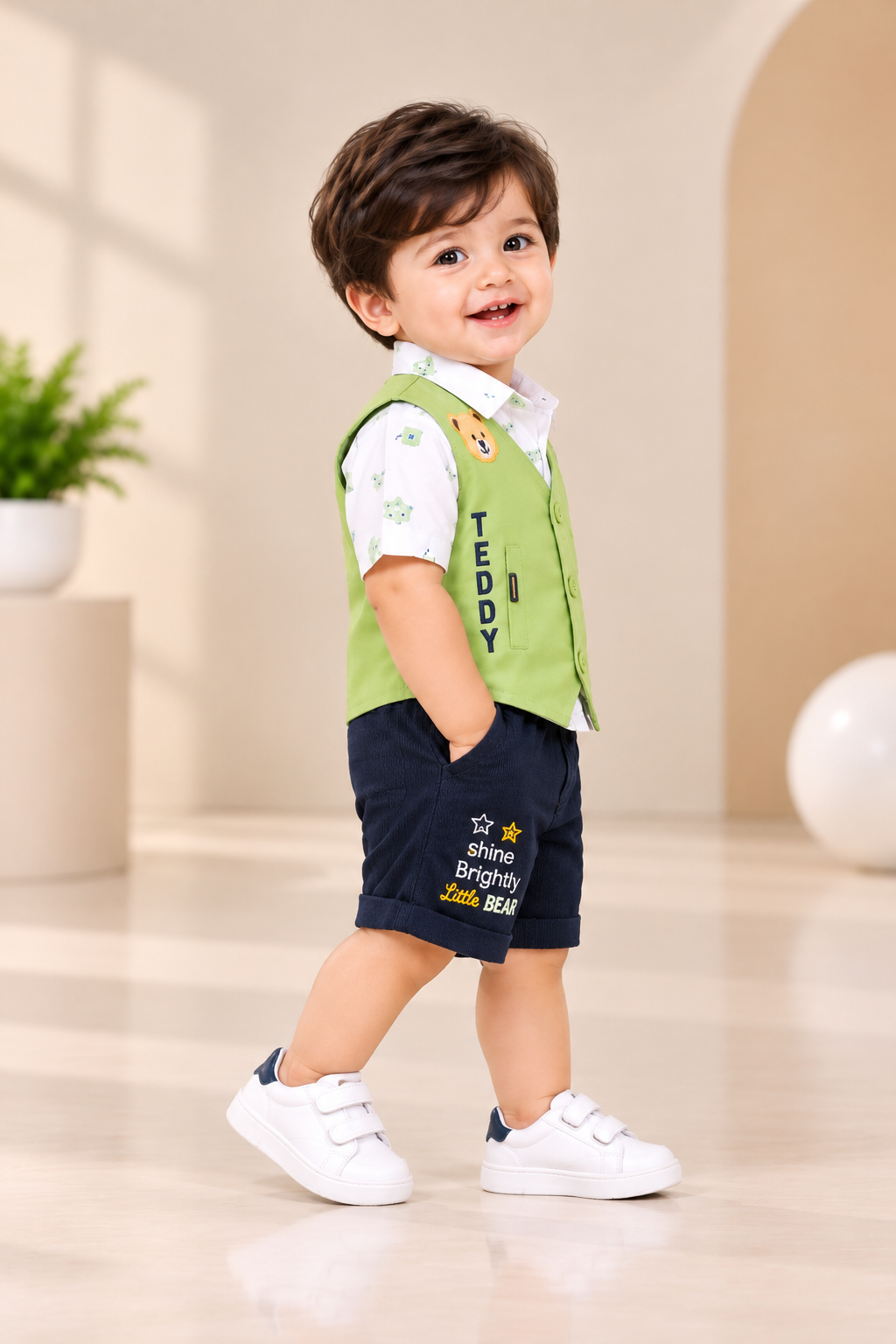 Half Pant & Jacket Set