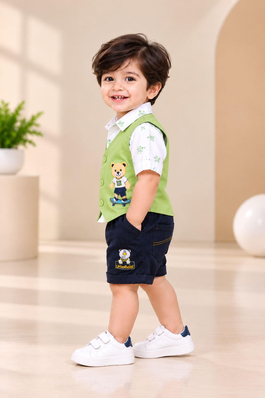 Half Pant & Jacket Set