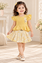 Top with Skirt Set