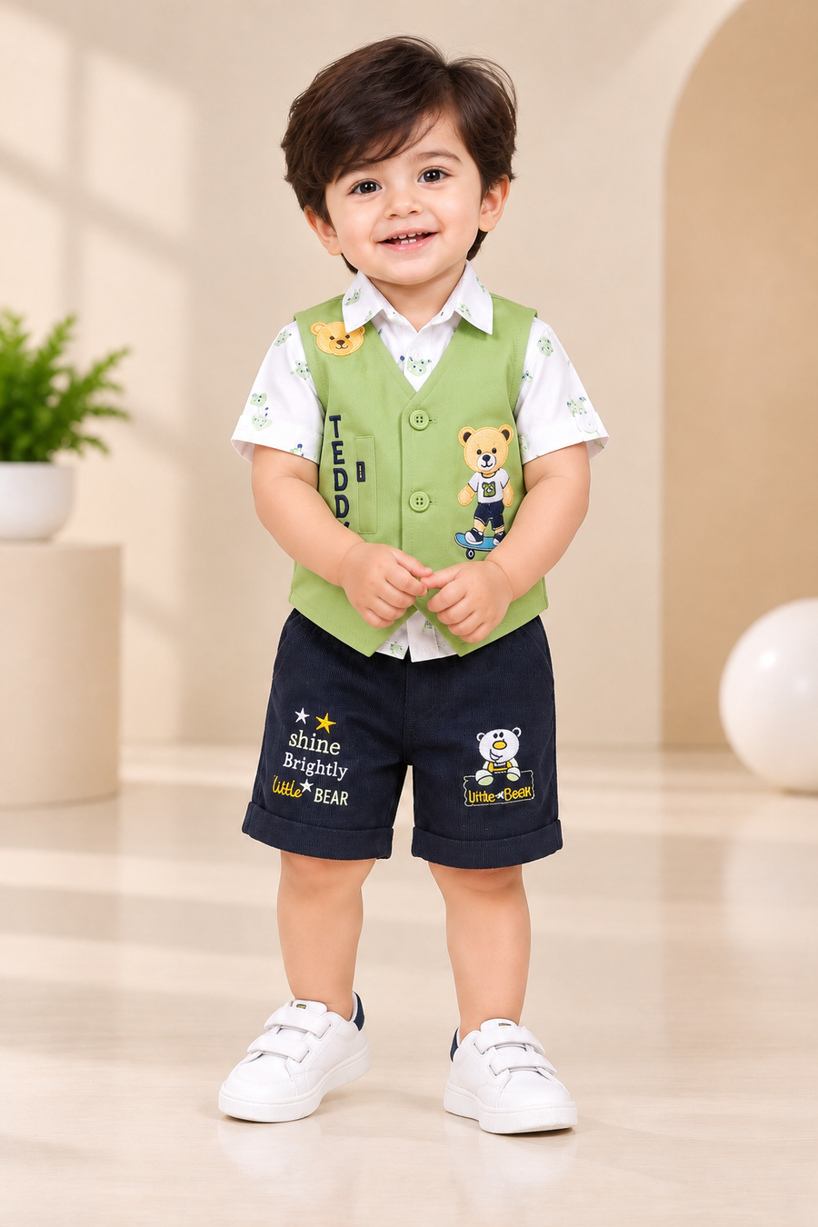 Half Pant & Jacket Set