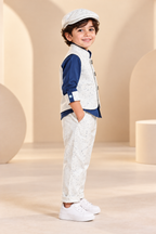 Waistcoat Set with Shirt, Trousers & Cap