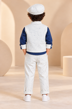 Waistcoat Set with Shirt, Trousers & Cap