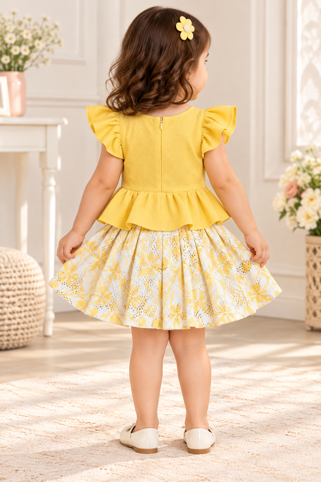 Top with Skirt Set