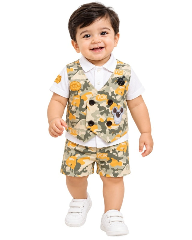 Half Pant & Jacket Set