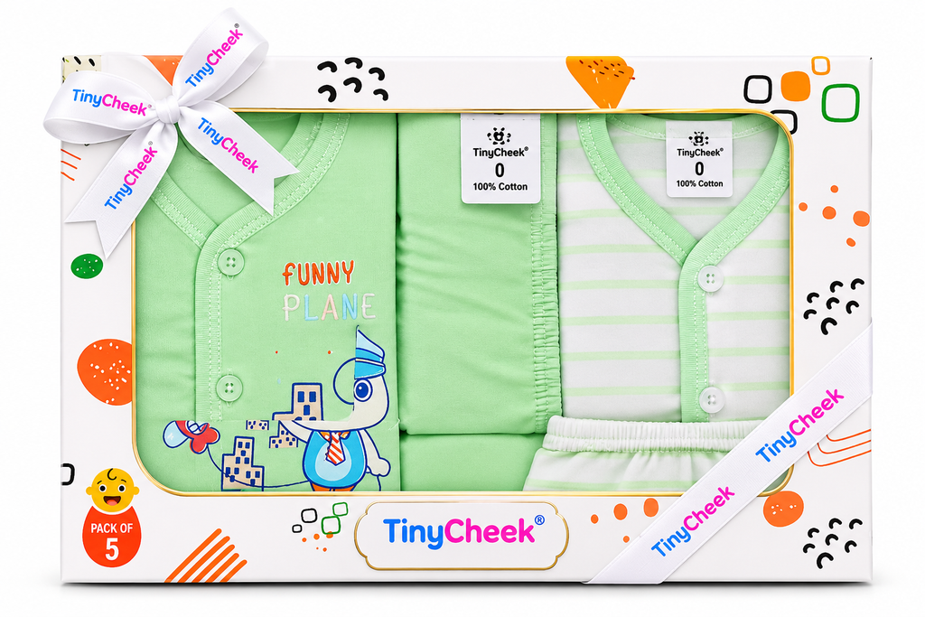 Baby Unisex Printed 6 Piece Gift Set