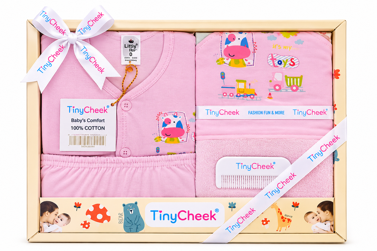 Baby Animal Print Gift Set