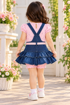 Denim Frock Set