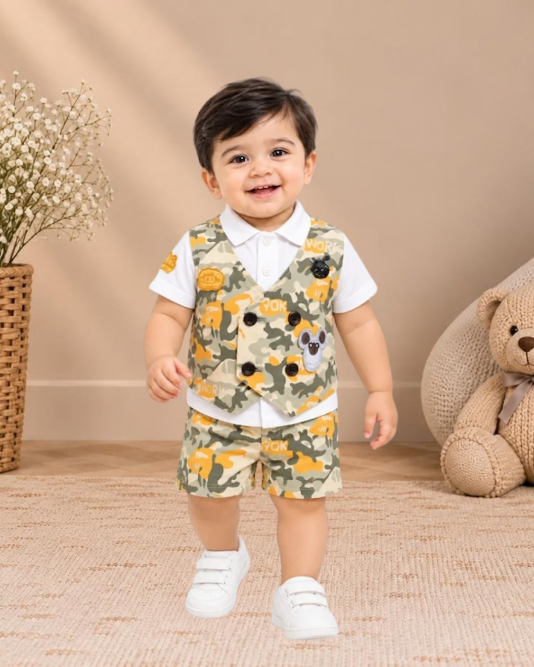 Half Pant & Jacket Set