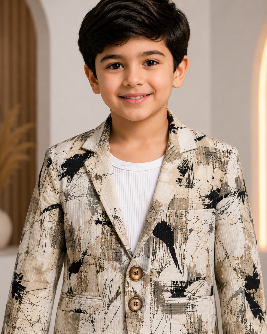 Printed Blazer & Trouser Set