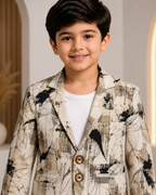 Printed Blazer & Trouser Set