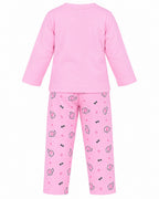 Baby Pink Elephant Print Night Suit