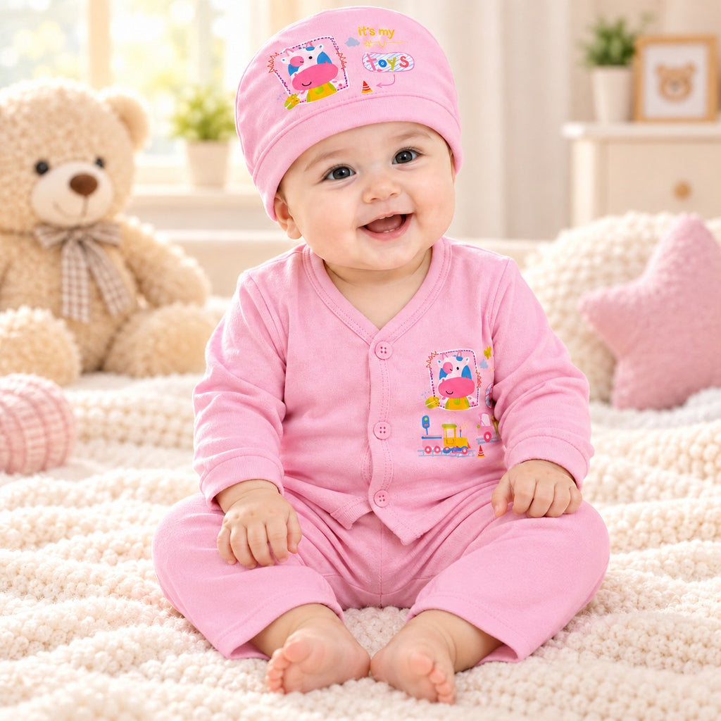 Baby Animal Print Gift Set