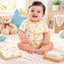 Baby Unisex Animal Print Gift Set in Hexagonal Box