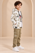 Hoodie with Cargo Trouser Set