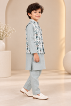 Kurta Set with Waistcoat & Trousers
