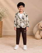Printed Blazer & Trouser Set